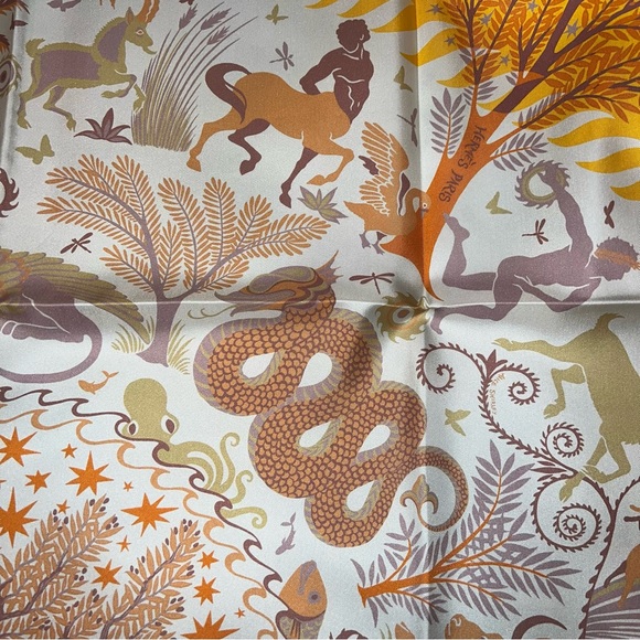 Hermes Sous le Charme d'Orphée Silk Scarf | NWT - Picture 3 of 6